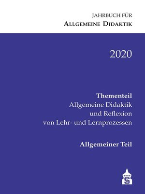 cover image of Jahrbuch für Allgemeine Didaktik 2020